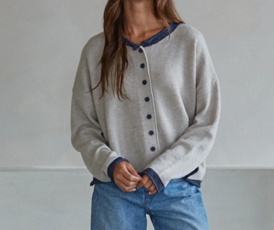 Heather Gray Cardigan