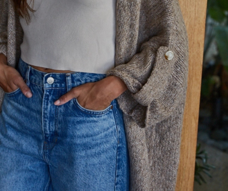 Quarter Sleeve Cardigan