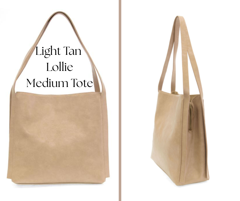 Light Tan Lollie Medium Tote