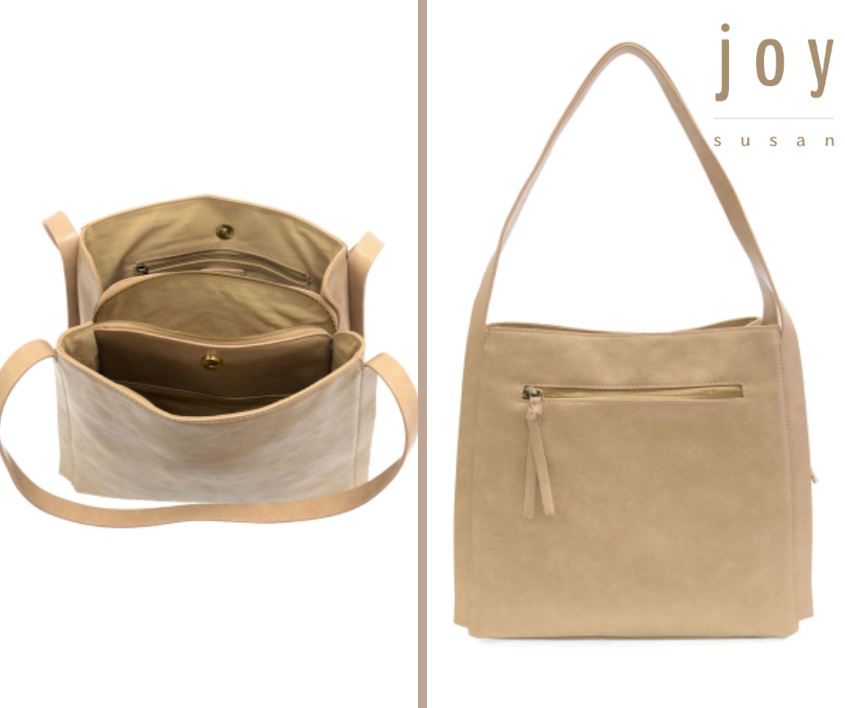 Light Tan Lollie Medium Tote