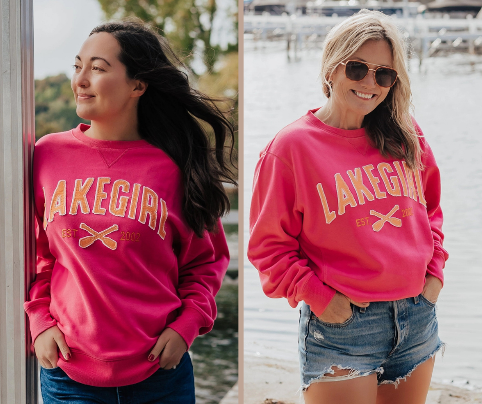 Fleece Crew Neck Sweatshirt in Confetti