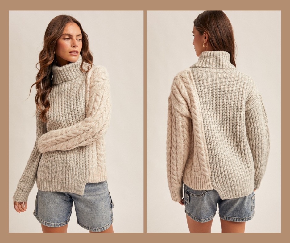 Uneven Hem Sweater