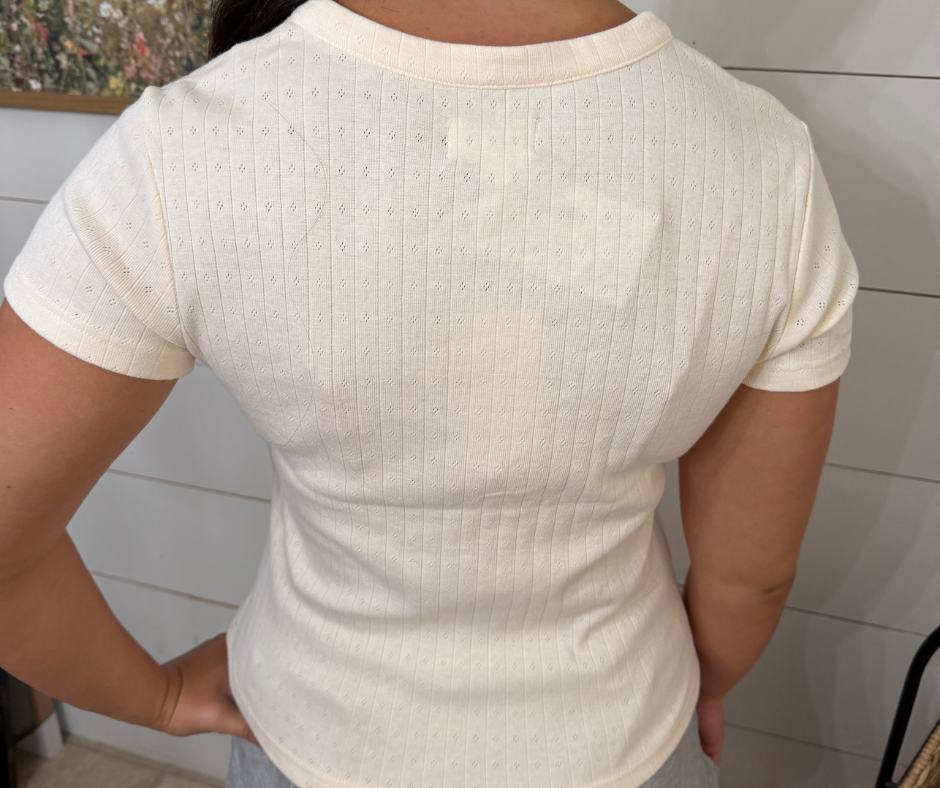 Eggnog Button Down