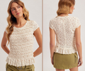 Ditsy Floral Ruched Top