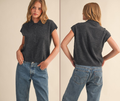 Charcoal Button Collar