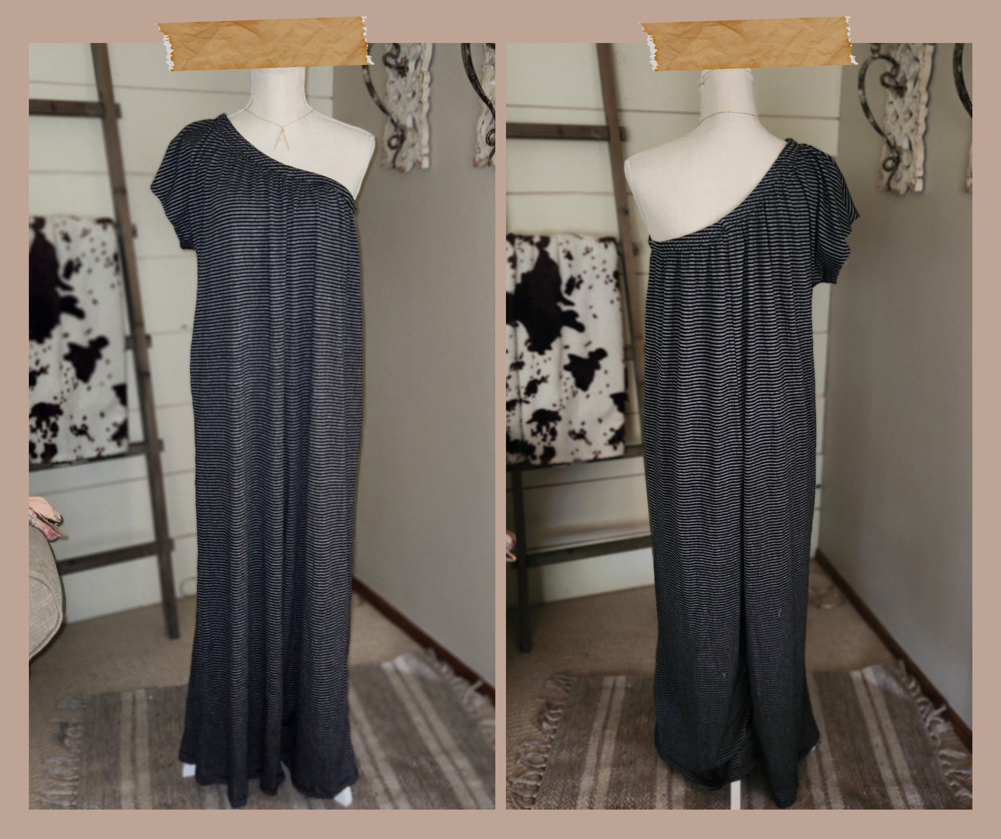 Stripe Jumpsuit