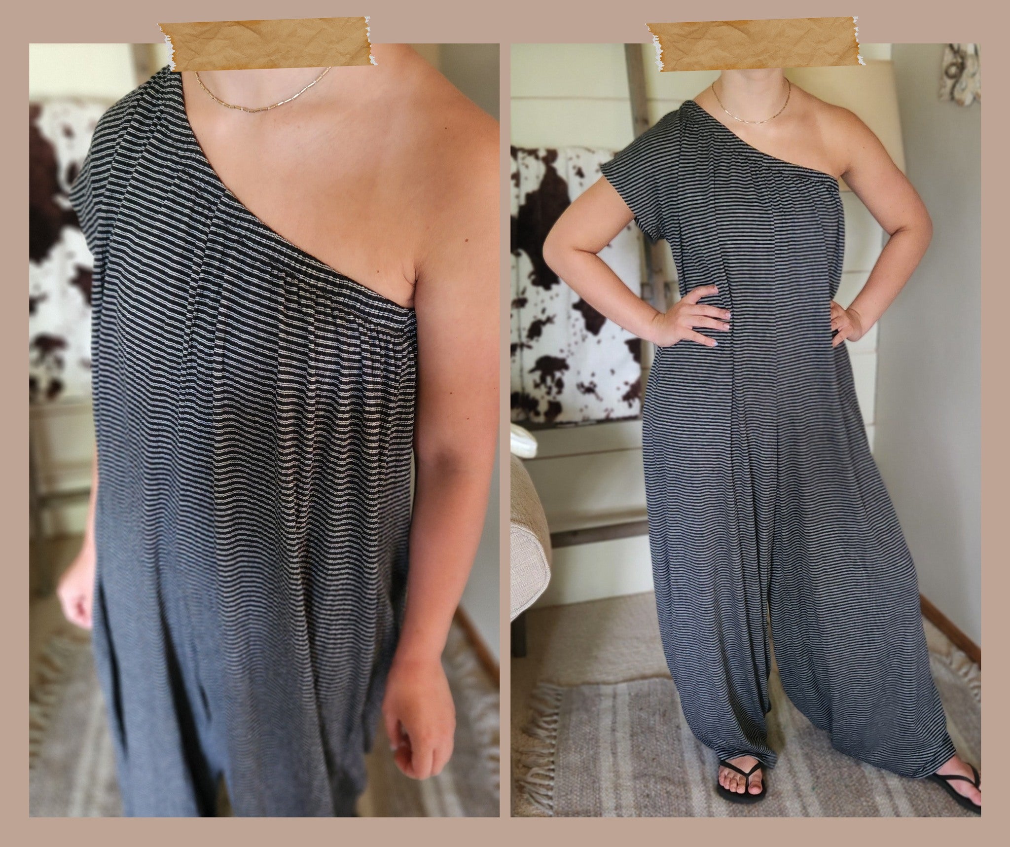Stripe Jumpsuit