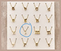 Lowercase Necklace - L