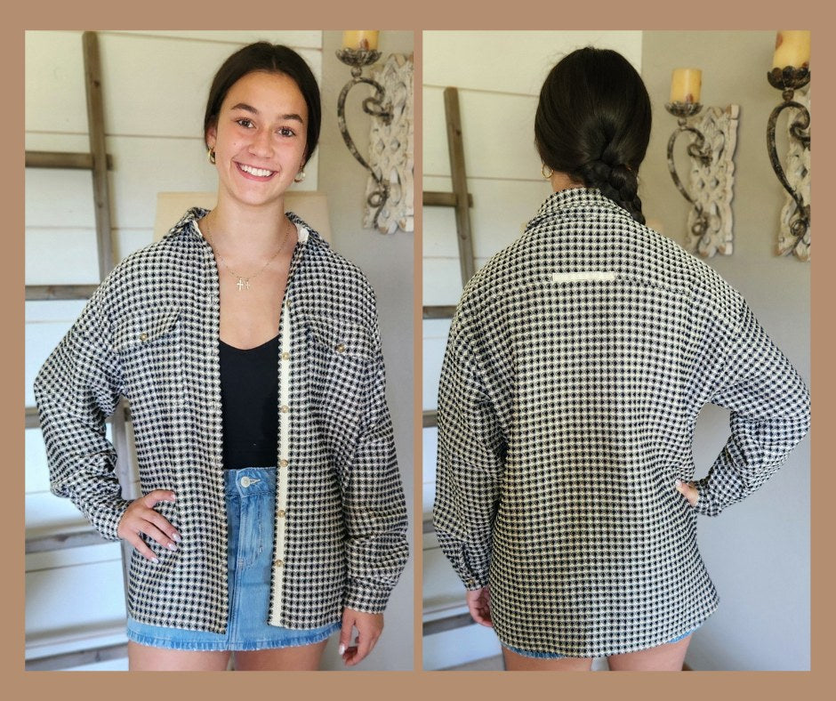 Waffle Shacket