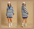 Stripe Collar 1/4 Zip