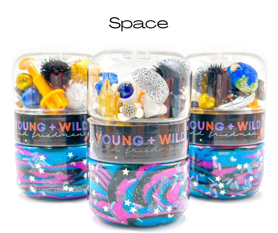 Young + Wild and friedman Grab & Go Dough Jar (1 Jar)