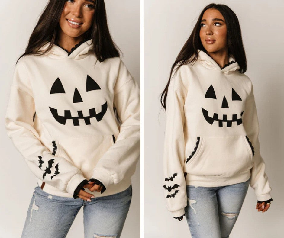 Pumpkin Hooded Sweatershirt