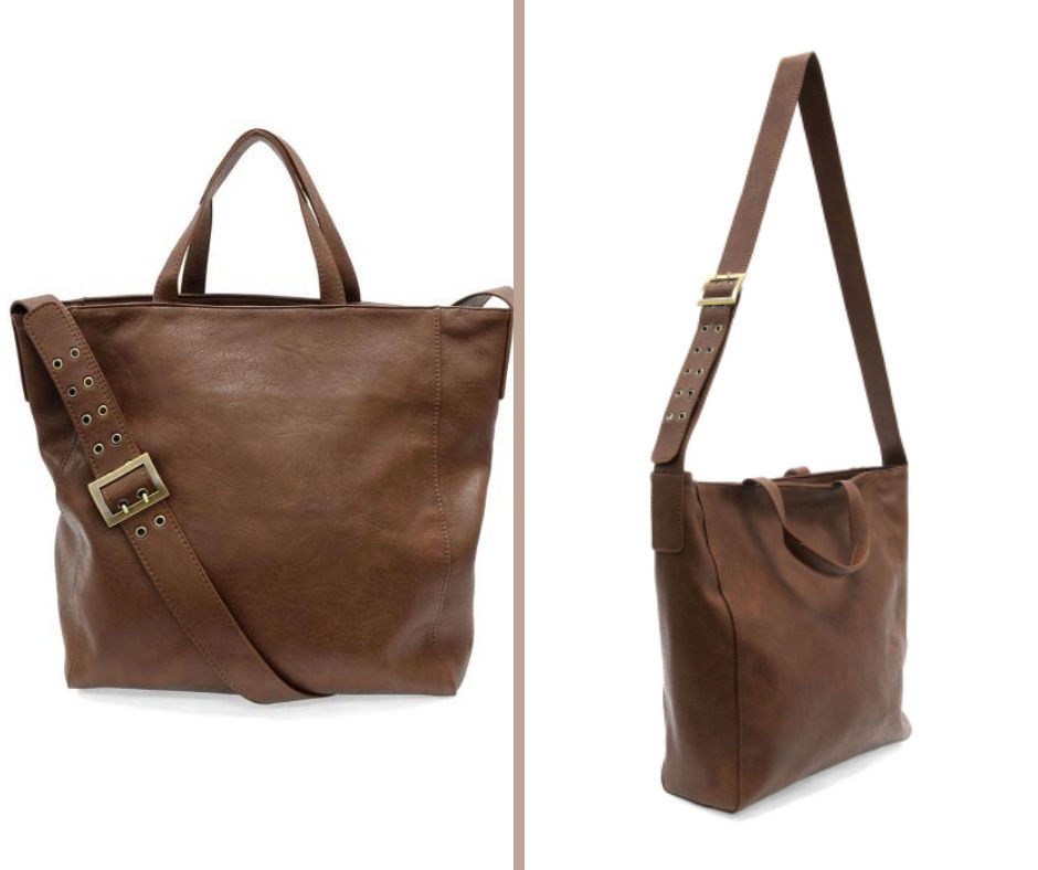 Russet Alma Buckle Tote