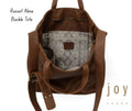 Russet Alma Buckle Tote