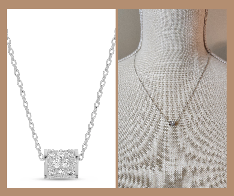 Dainty Cylinder Pendant