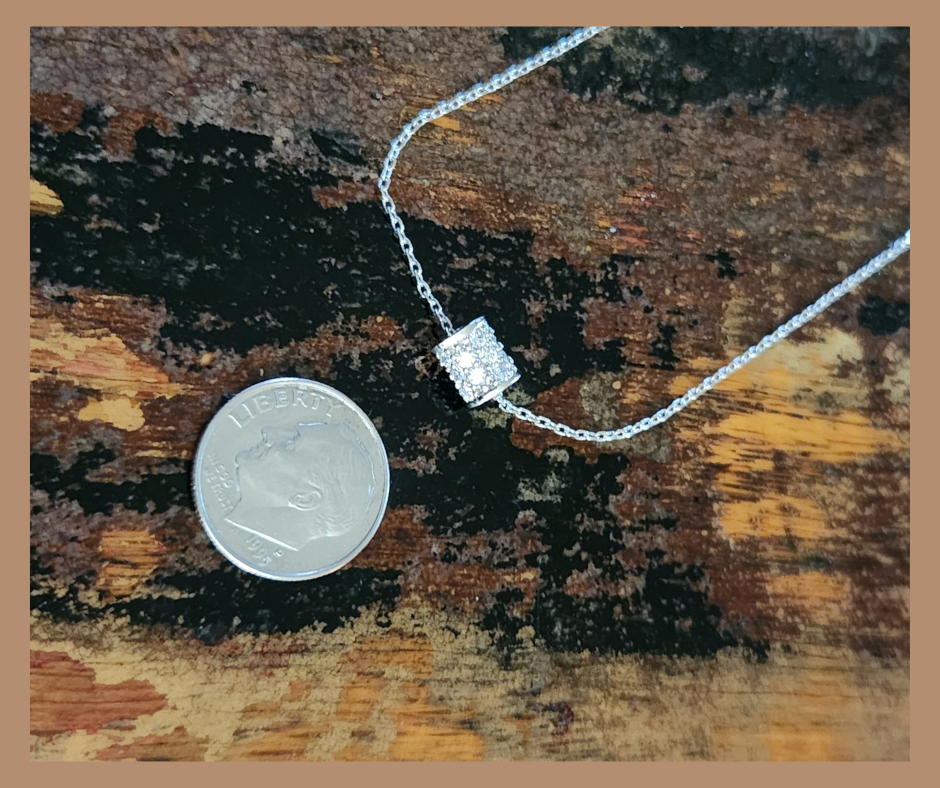 Dainty Cylinder Pendant