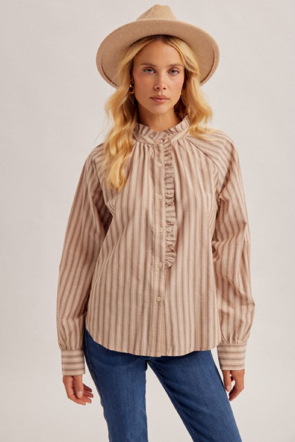 Ruffle Neck Blouse