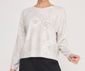 Diamond Floral Sweater