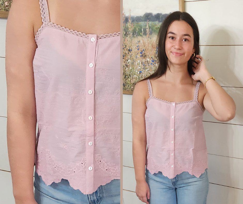 Scallop Tank Top