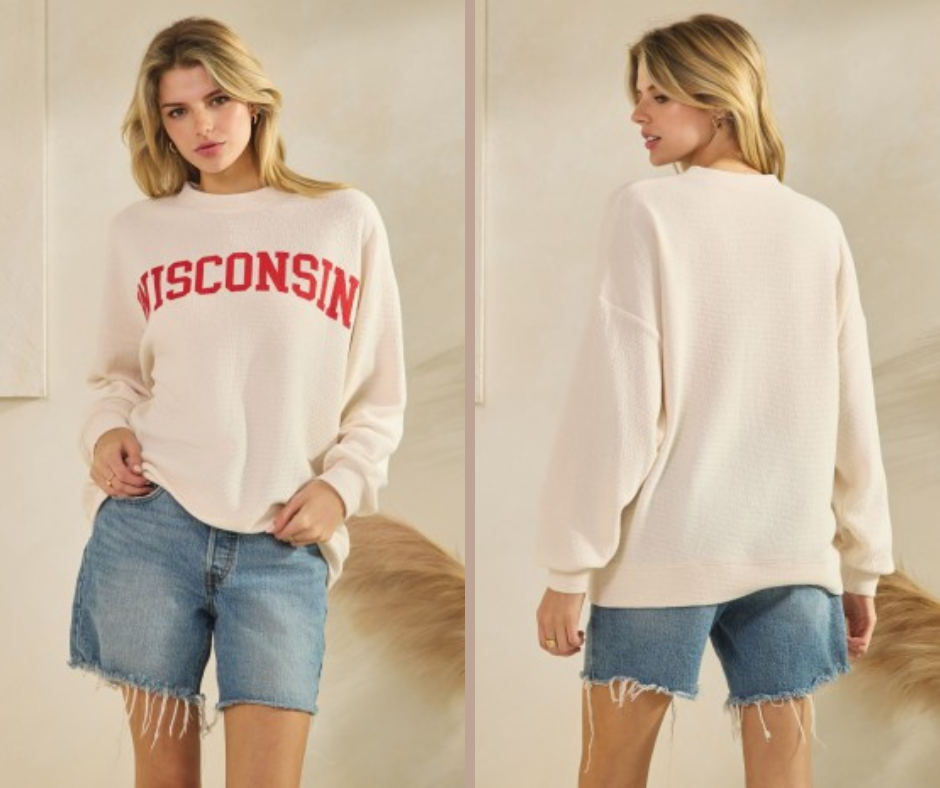 Wisconsin Knit Top