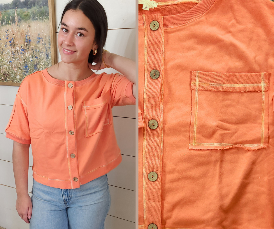 Coral Cardigan